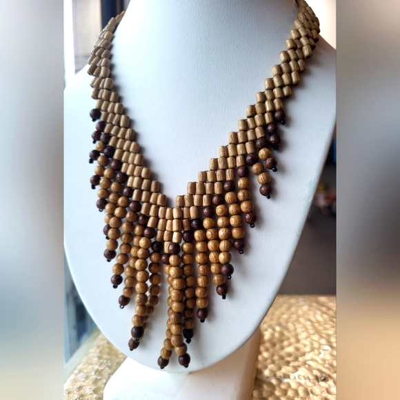 Bohemian Beaded Necklace - Picture 2 of 9